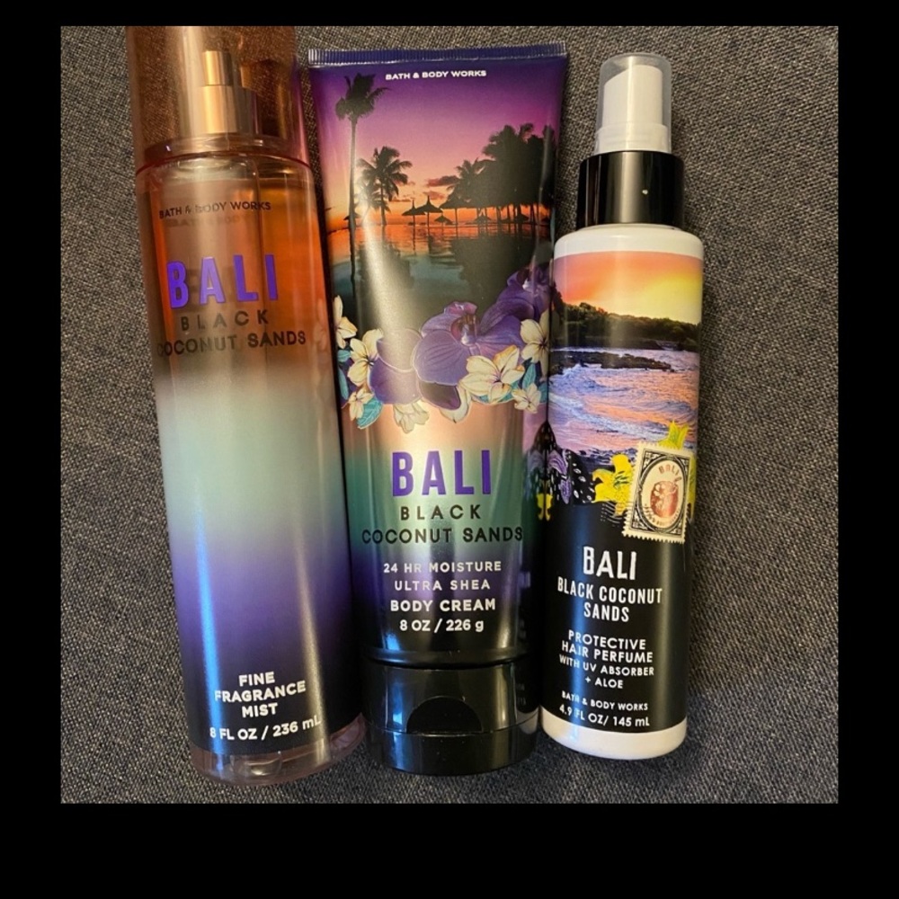 Bali black coconut sands trio!